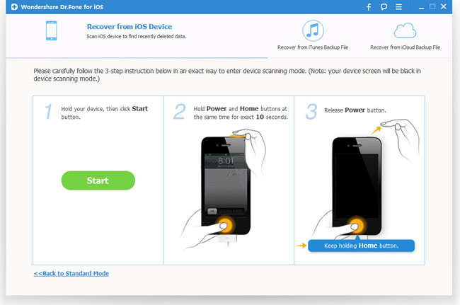 iphone4 entering scanning mode