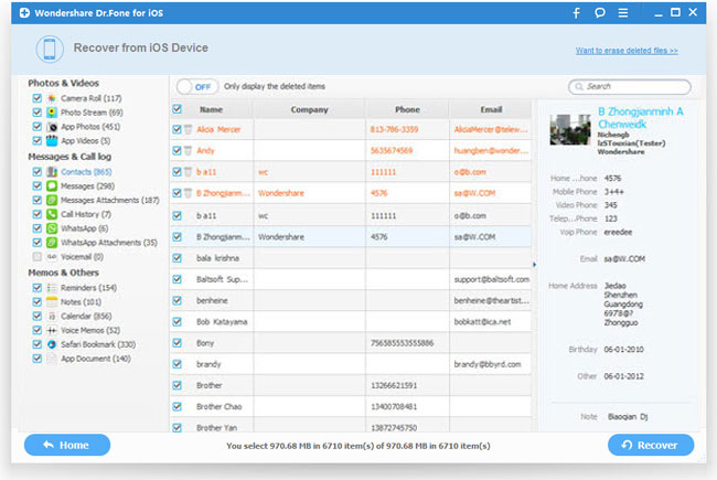 preview and recover lost data from ipad